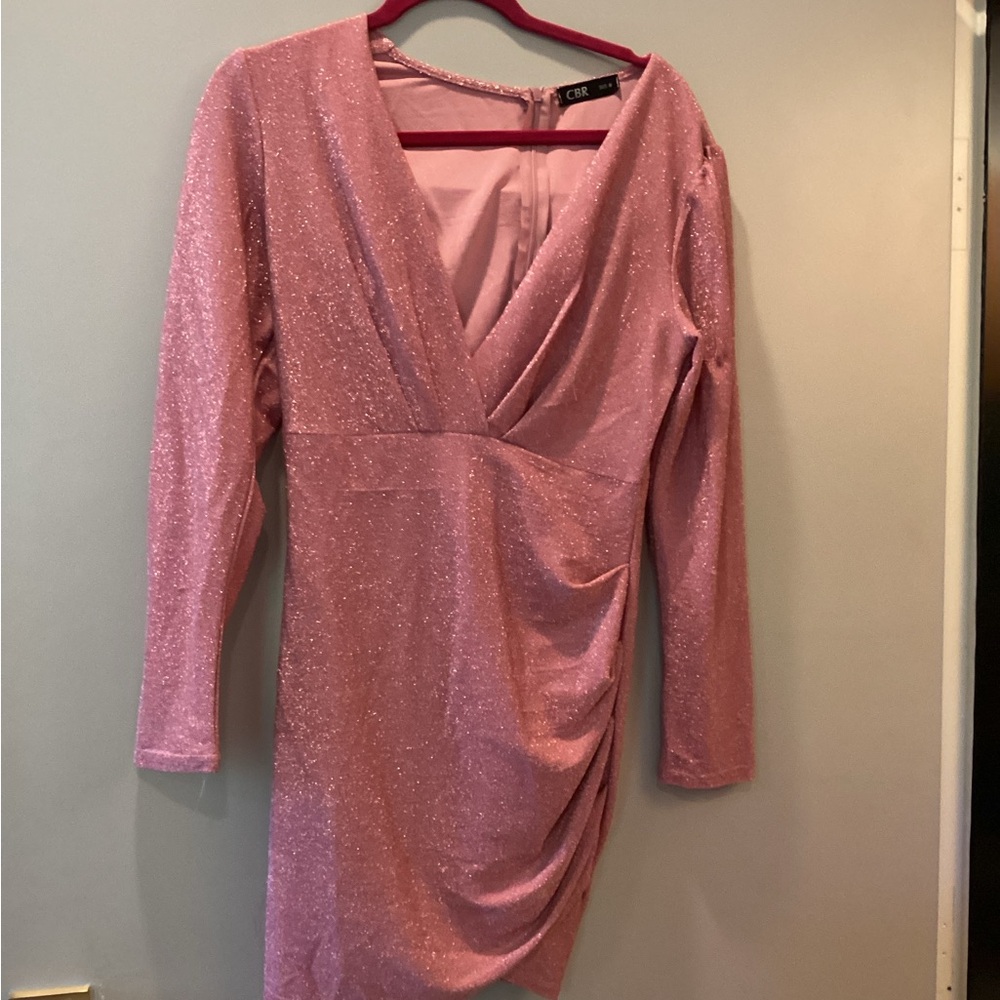Pink sparkly dress